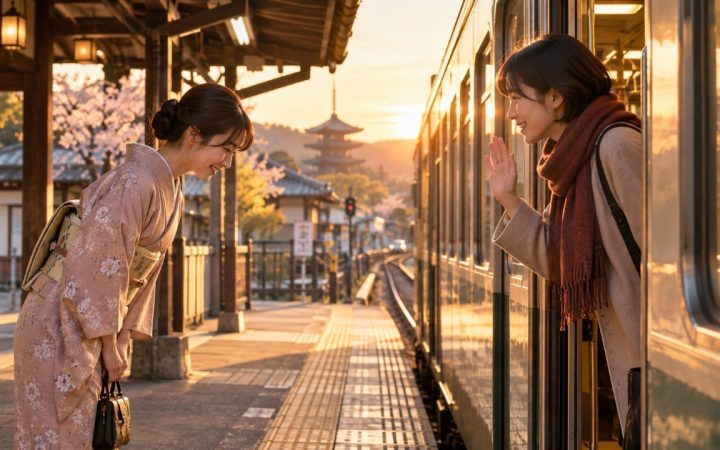 Frases de despedida en japonés según cuándo os volváis a ver
