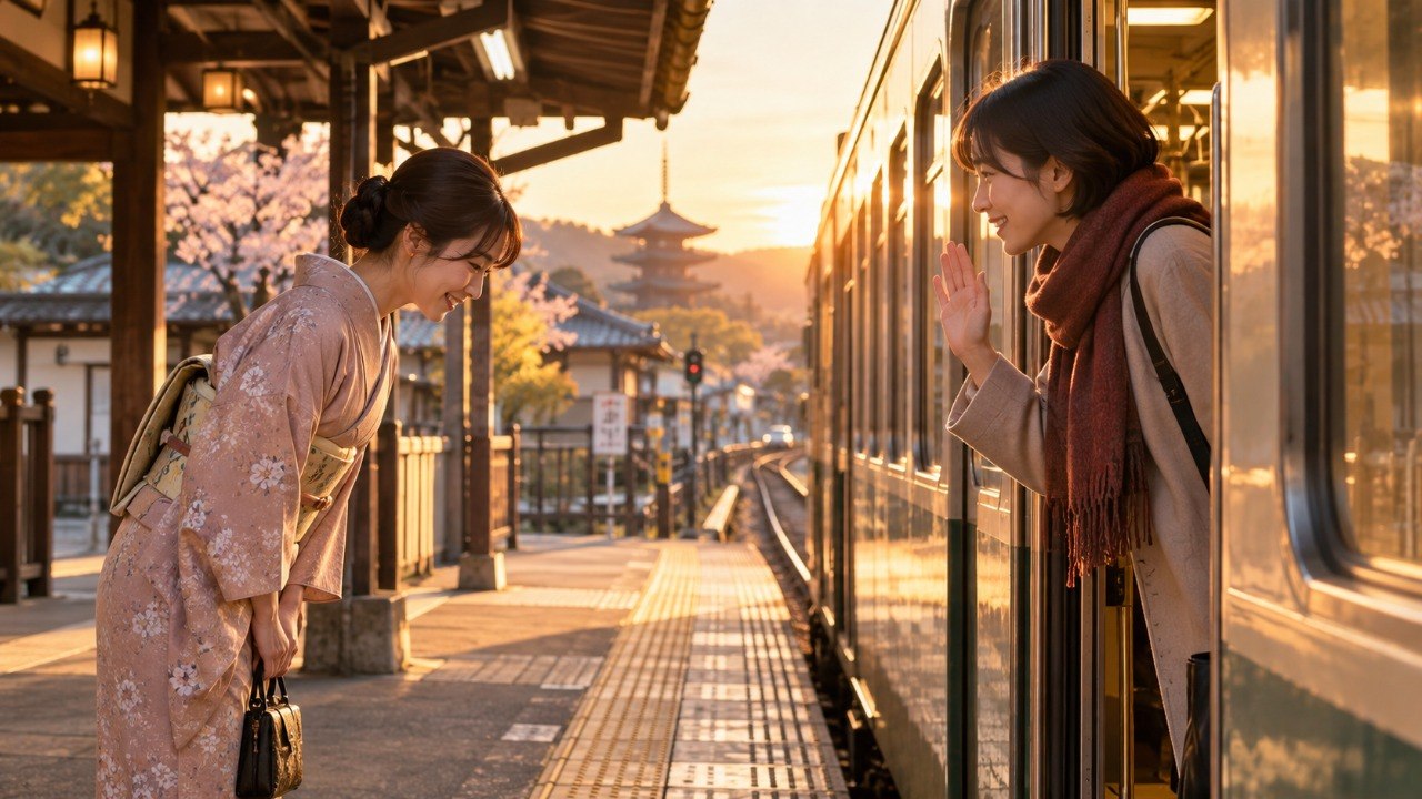 Frases de despedida en japonés según cuándo os volváis a ver