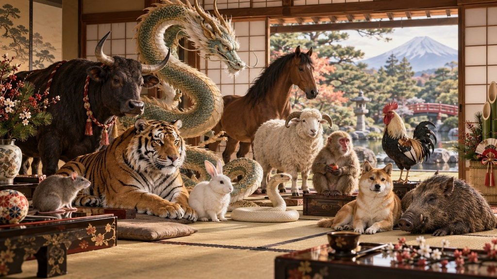 Eto, jūnishi y «zodiaco japonés» no son exactamente lo mismo