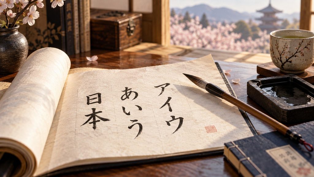 Los tres sistemas de escritura japonesa de un vistazo