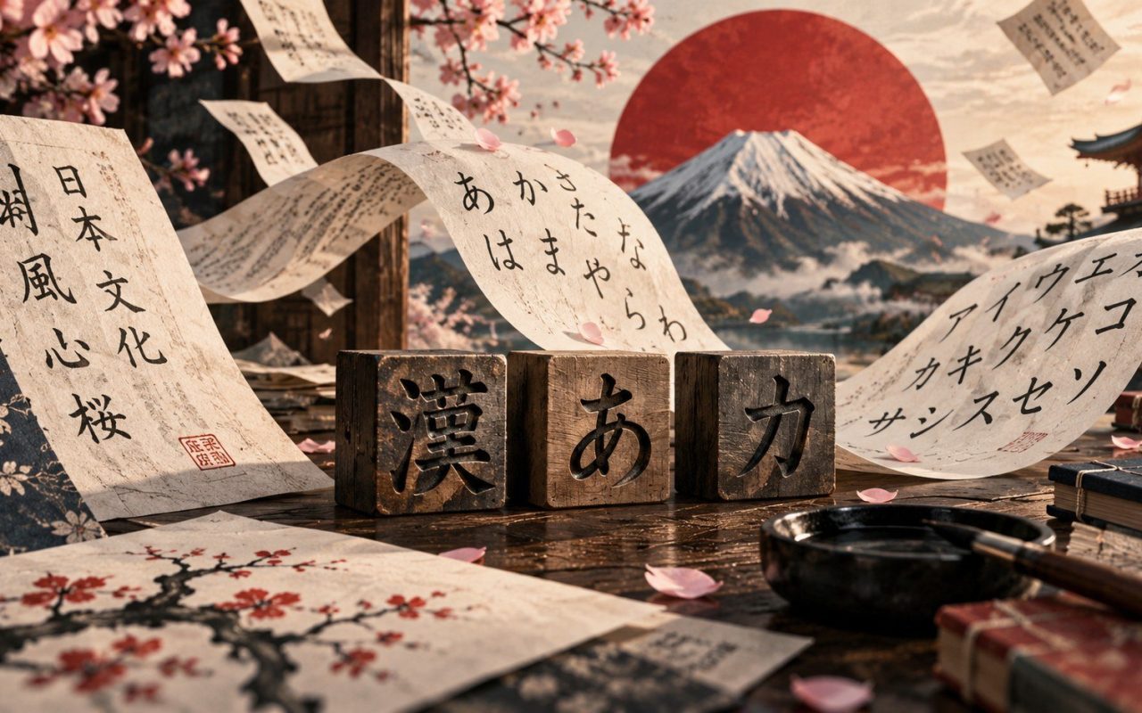 Los tres sistemas de escritura japonesa y por qué conviven