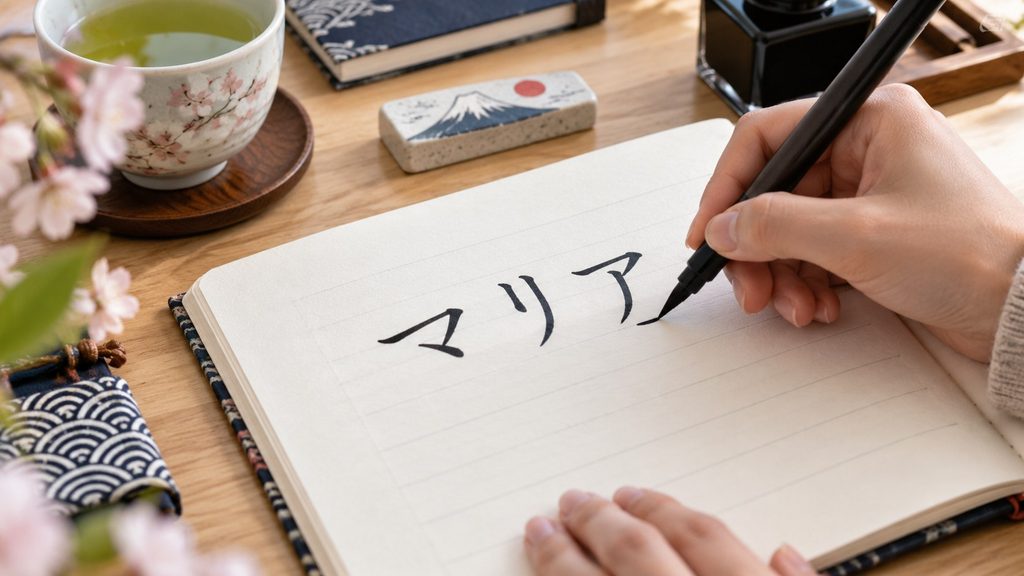 Por qué los nombres extranjeros se escriben normalmente en katakana
