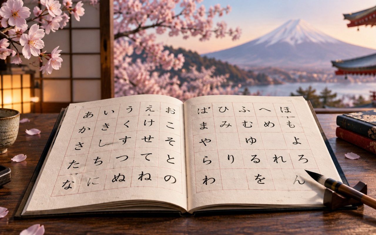 El hiragana: los 46 signos por los que empieza todo