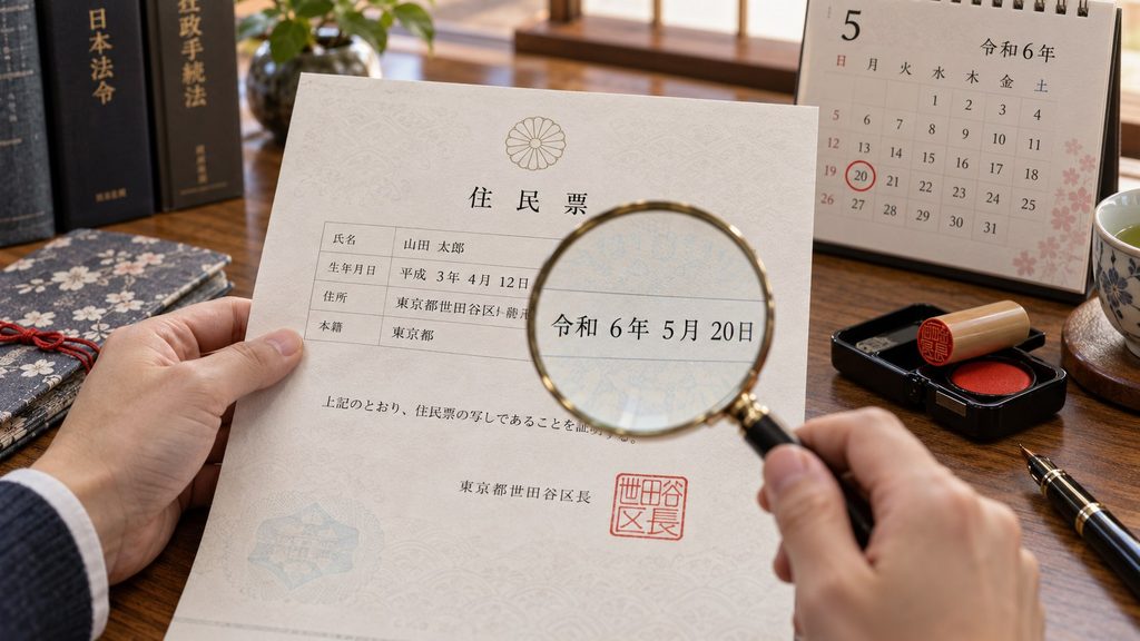 La estructura de una fecha japonesa: era + año + mes + día