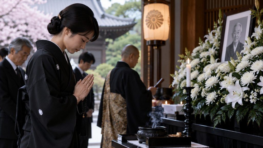 Cómo es un funeral japonés