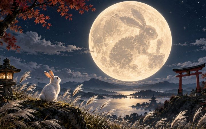 El conejo de la luna: la leyenda que los japoneses ven arriba