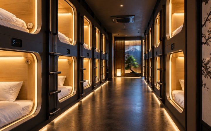 Dónde dormir en Japón: ryokan, hoteles y cápsulas