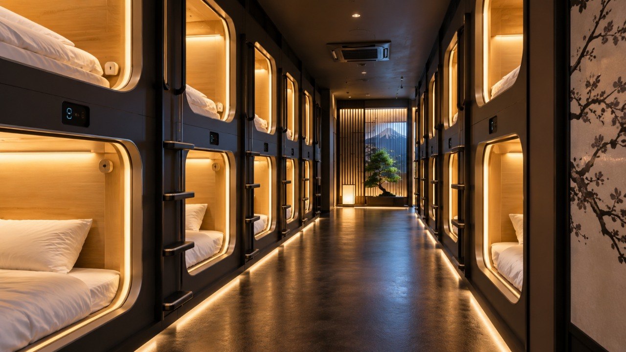 Dónde dormir en Japón: ryokan, hoteles y cápsulas