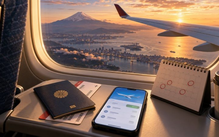 Los mejores días del año para volar barato a Japón
