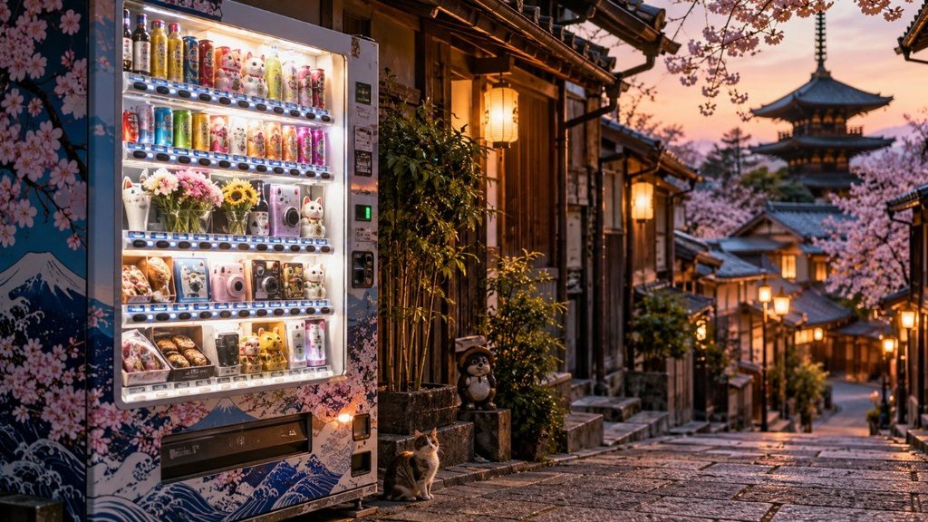 ¿Por qué llaman tanto la atención las máquinas expendedoras de Japón?