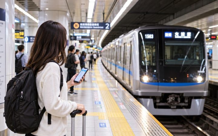 Frases para el tren y el metro en japonés