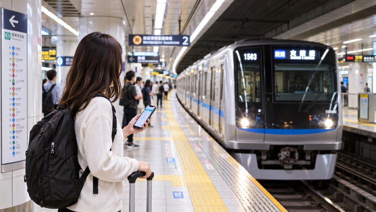 Frases para el tren y el metro en japonés