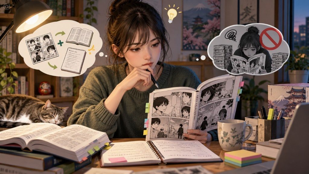 El furigana ayuda, pero no convierte un manga en fácil