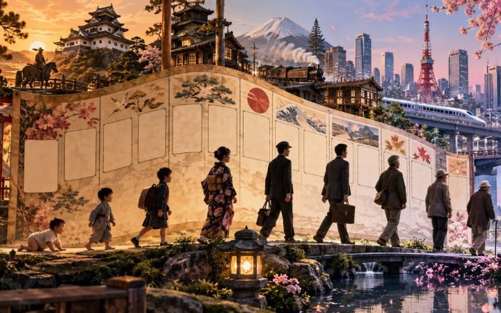 Qué edad tenías en cada era japonesa