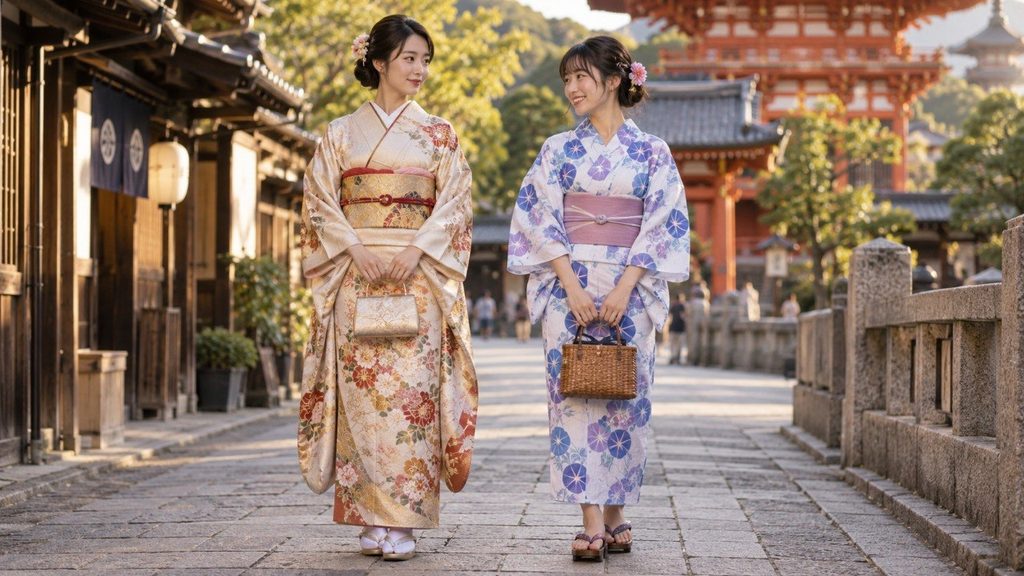Kimono o yukata: qué elegir según la ocasión