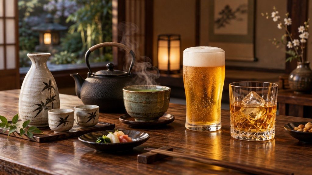 Las principales bebidas japonesas, de un vistazo