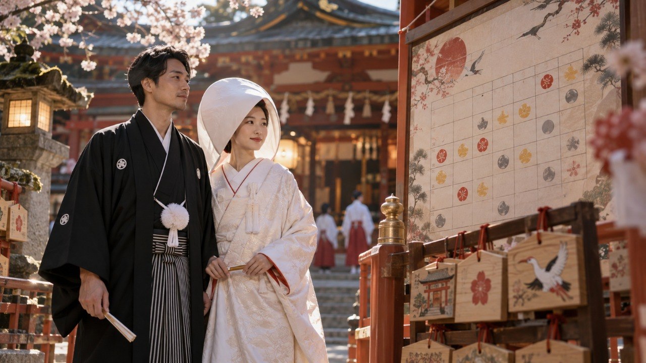 Los días fastos y nefastos para mudarse o casarse en Japón