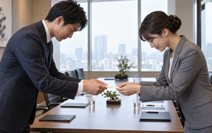 Los saludos de trabajo japoneses que no existen en español