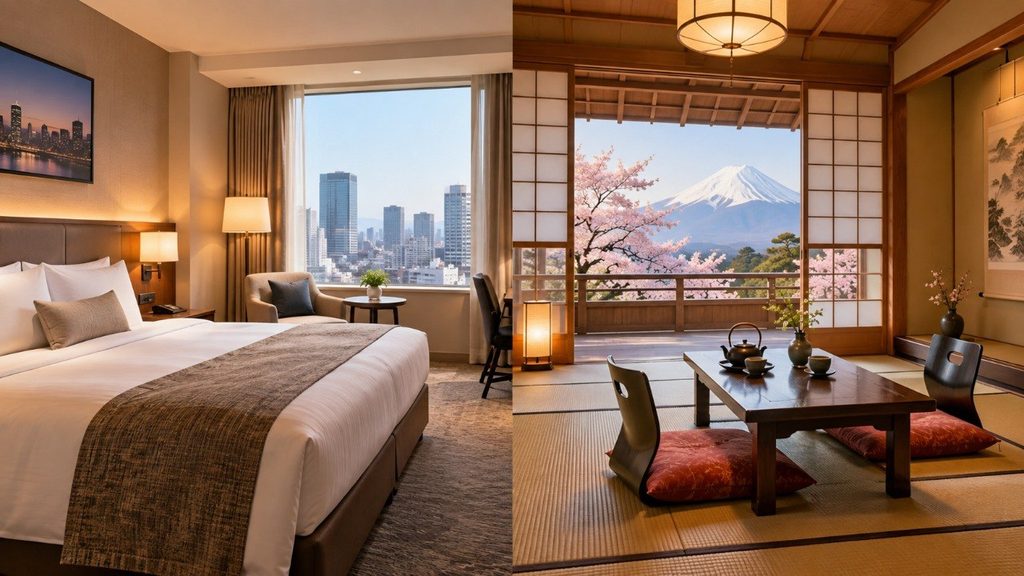 Un diálogo sencillo al llegar a un ryokan