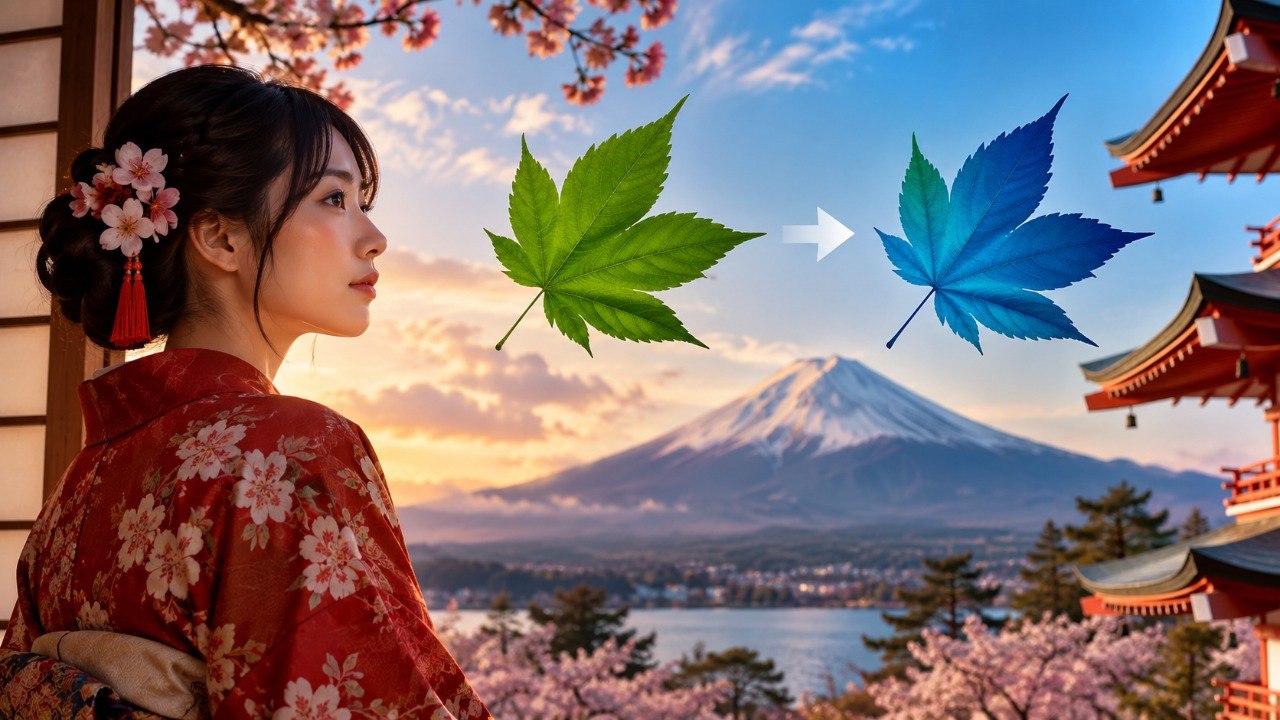 Los colores en japonés y por qué el verde a veces es azul