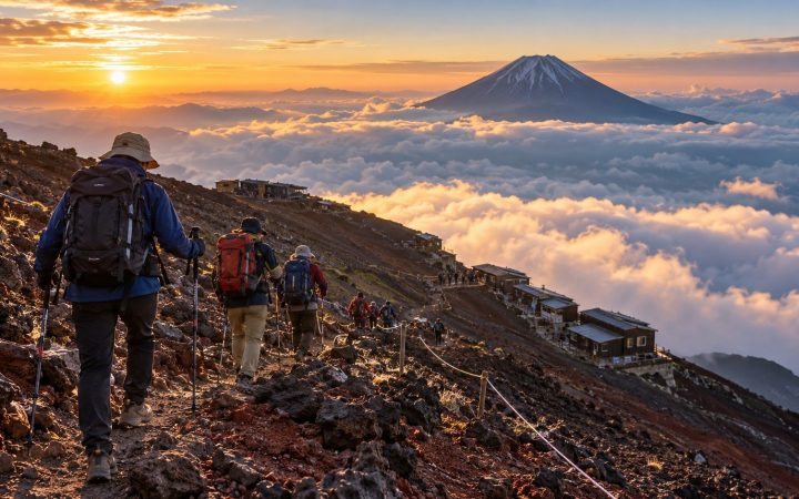 El monte Fuji: cuándo se ve, cuándo se sube