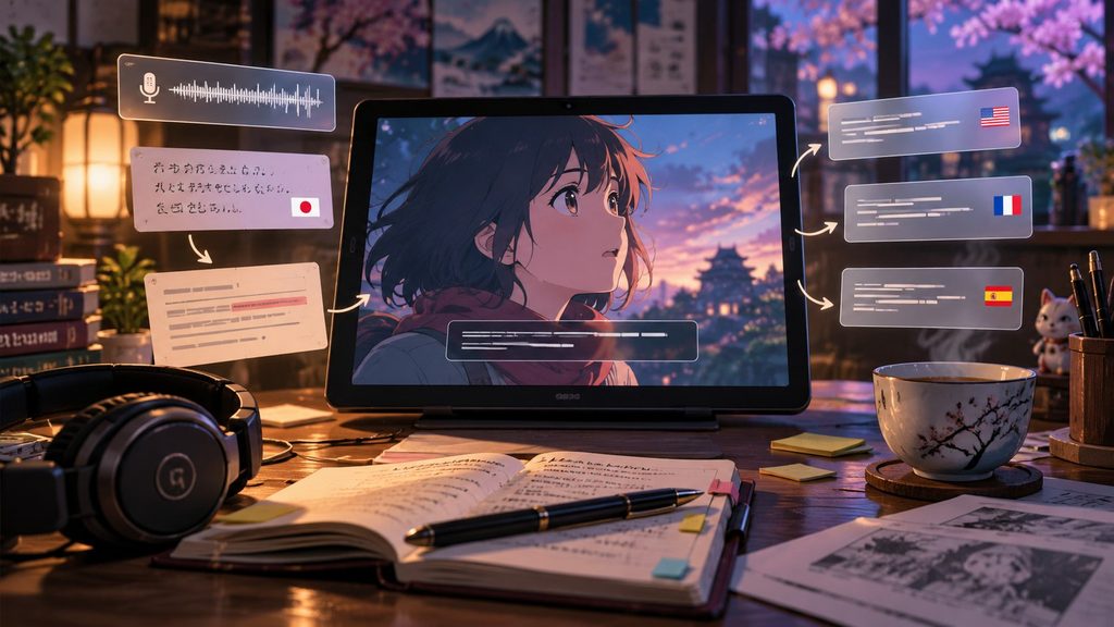 Traducir un anime no es traducir palabra por palabra