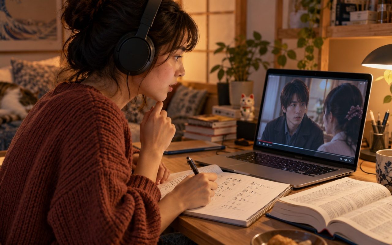 Aprender japonés con series: qué funciona y qué no