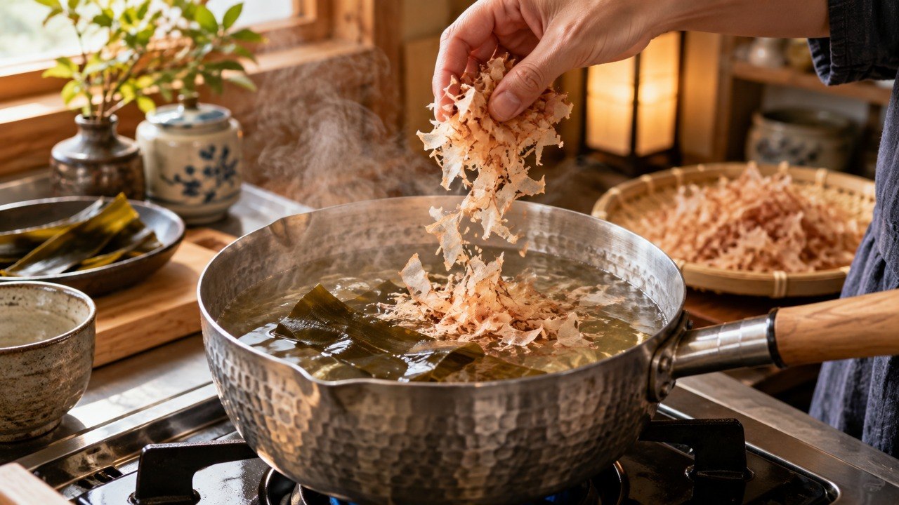 Hacer dashi en casa: la receta base de todo