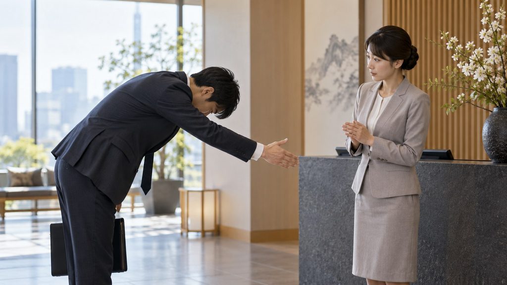 ¿Por qué algunos japoneses se inclinan incluso hablando por teléfono?