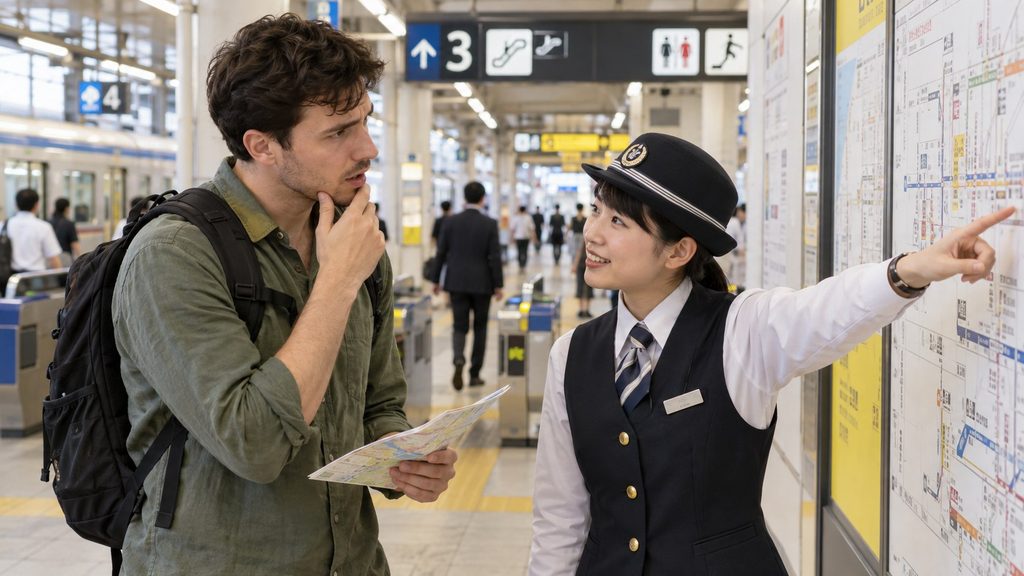 Cómo preguntar «¿dónde está…?» en japonés