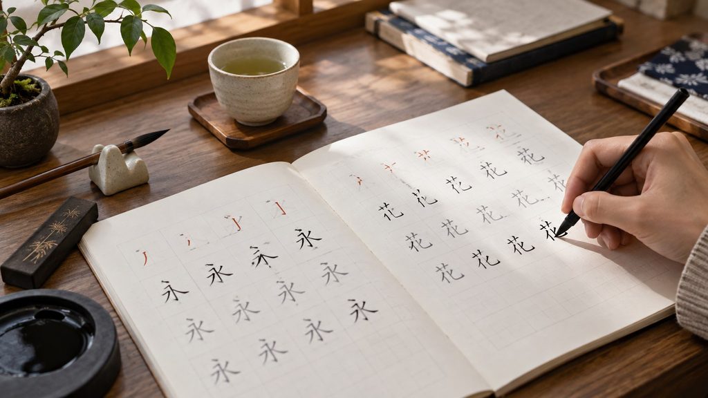 Qué es el orden de trazos en japonés